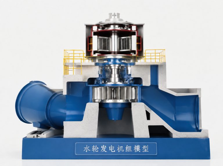 六盘水水轮发电机组剖视模型